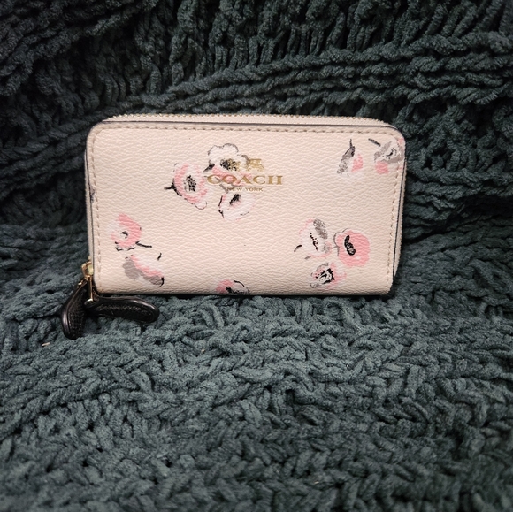 Coach Handbags - Coach Wild Flower Double Zip Coin Purse